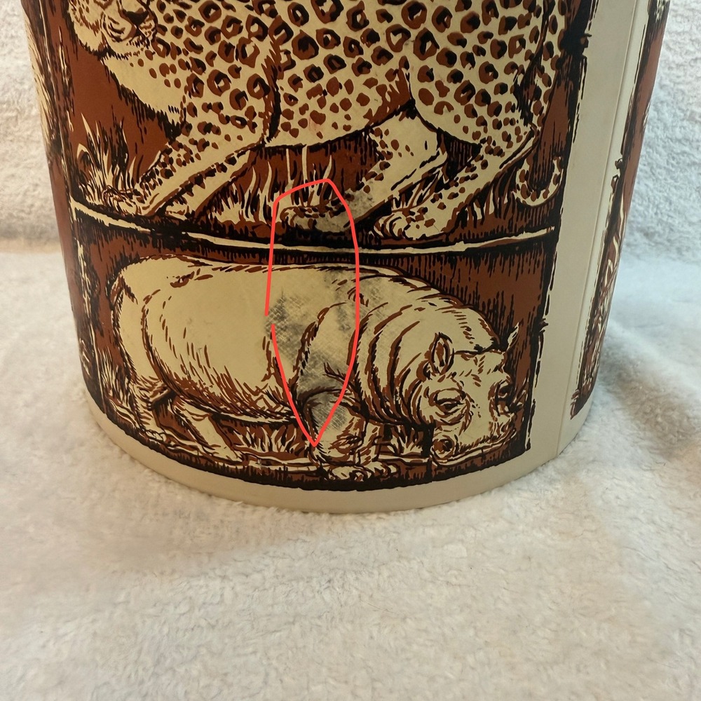 Vintage Georges Briard Safari Animal Ice Bucket Mid Century Modern Barware USA - Picture 4 of 12